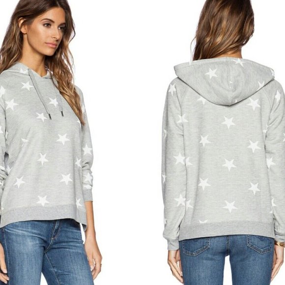 Zoe Karssen Tops - Zoe Karssen Stars all over hoodie sz. Small